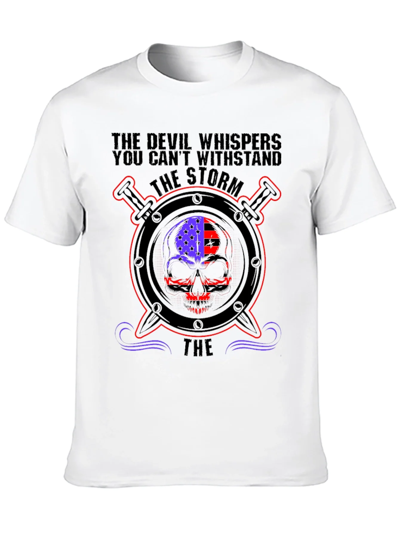 The Storm Skull Graphic T-Shirt
