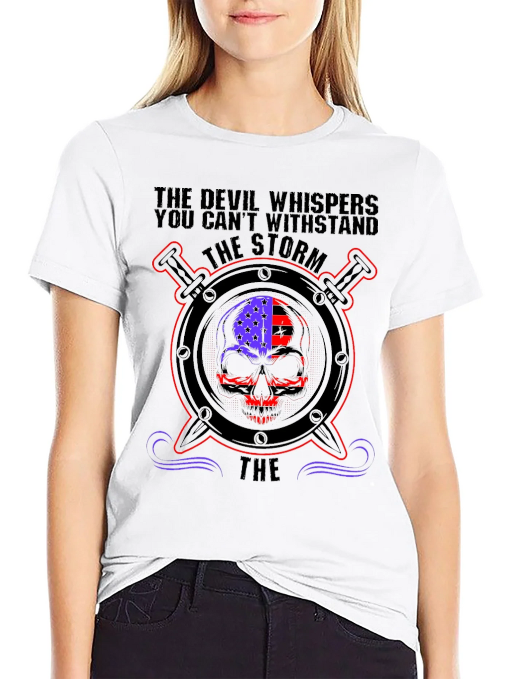 The Storm Skull Graphic T-Shirt