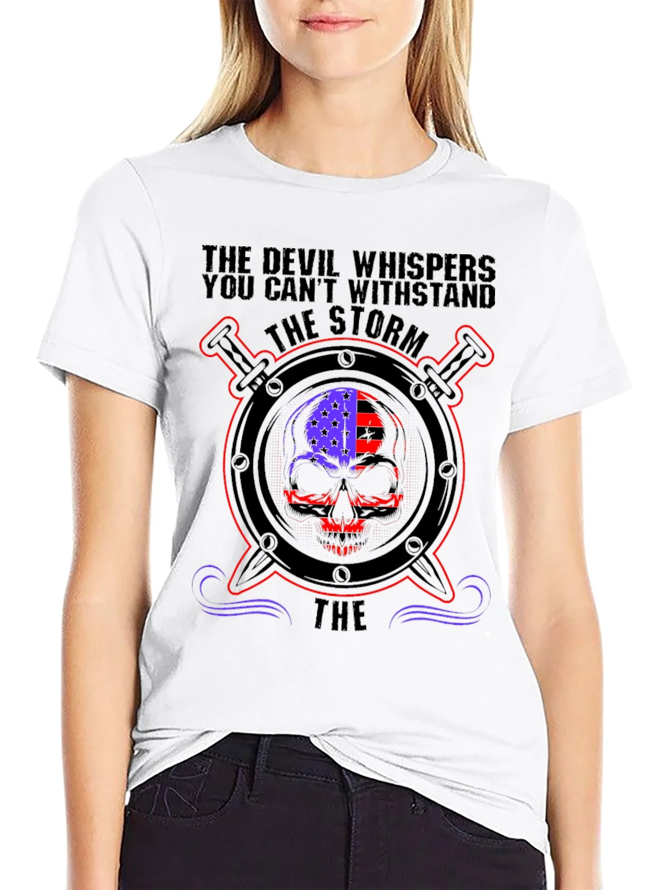 The Storm Skull Graphic T-Shirt