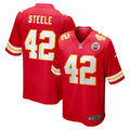 Kansas City Chiefs Carson Steele Red Game Jersey