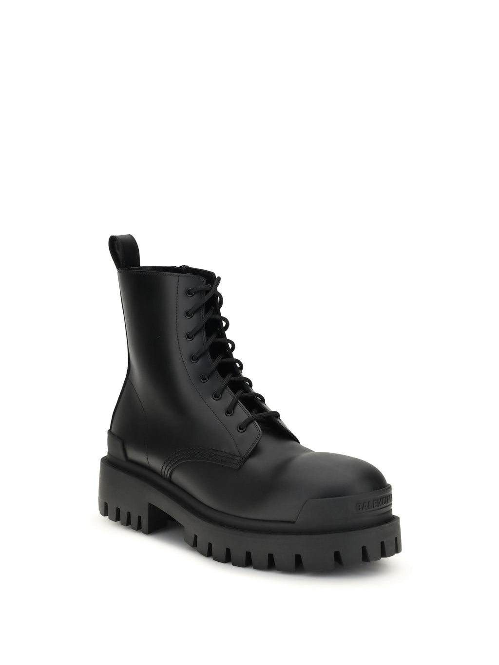 Balenciaga Men Strike Lace-Up Boots