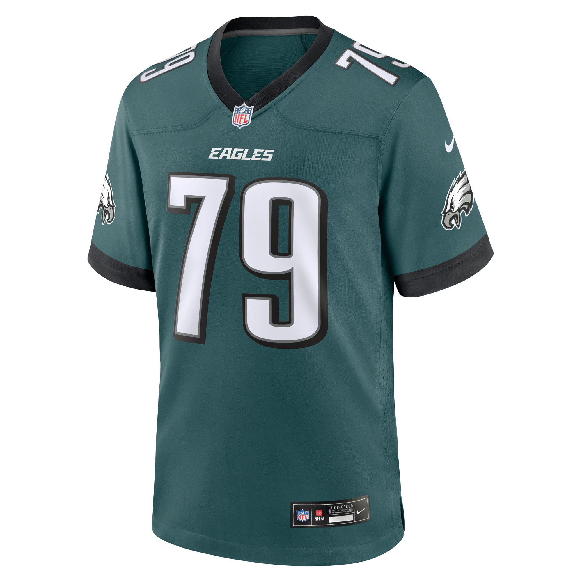 Philadelphia Eagles Matt Pryor Midnight Green Team Game Jersey