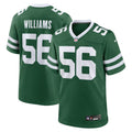 New York Jets Quincy Williams Legacy Green Game Player Jersey