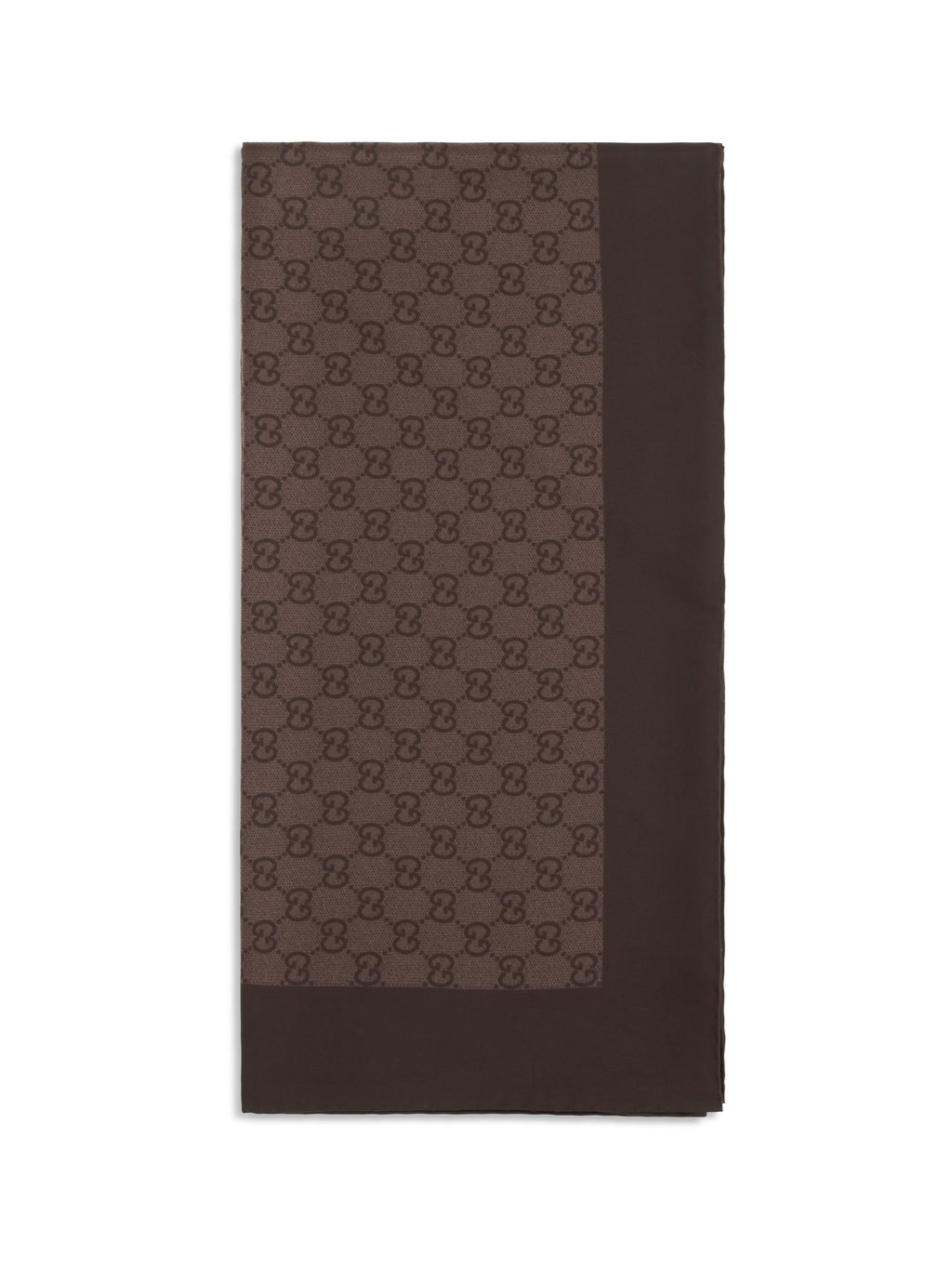 Gucci Women Gg Silk Twill Jacquard Scarf