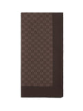 Gucci Women Gg Silk Twill Jacquard Scarf
