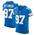 Detroit Lions Aidan Hutchinson Blue Vapor F.U.S.E. Elite Jersey