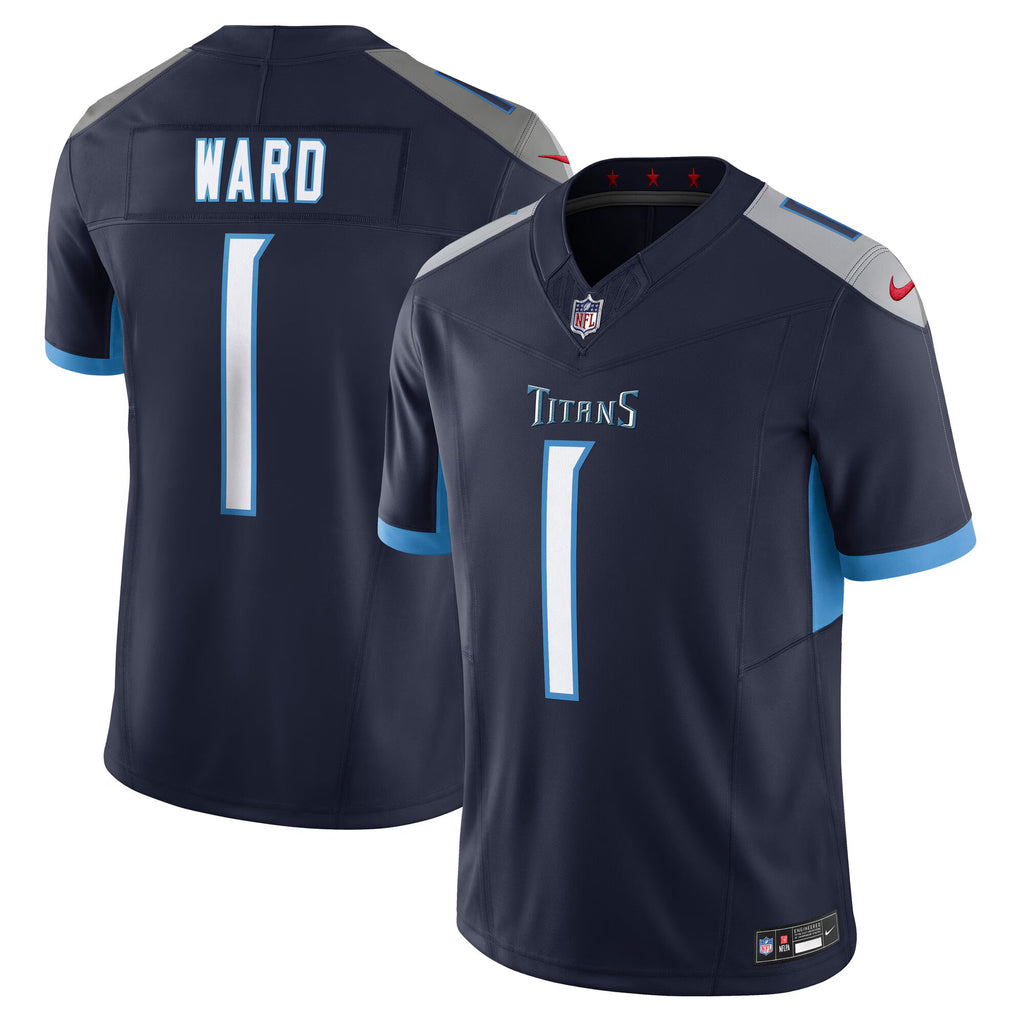 Tennessee Titans Cameron Ward Navy Alternate Limited Jersey