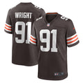 Cleveland Browns Alex Wright Brown Team Game Jersey