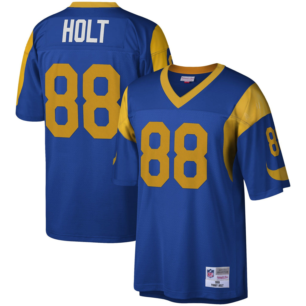 Los Angeles Rams Torry Holt Mitchell & Ness Royal Legacy Replica Jersey