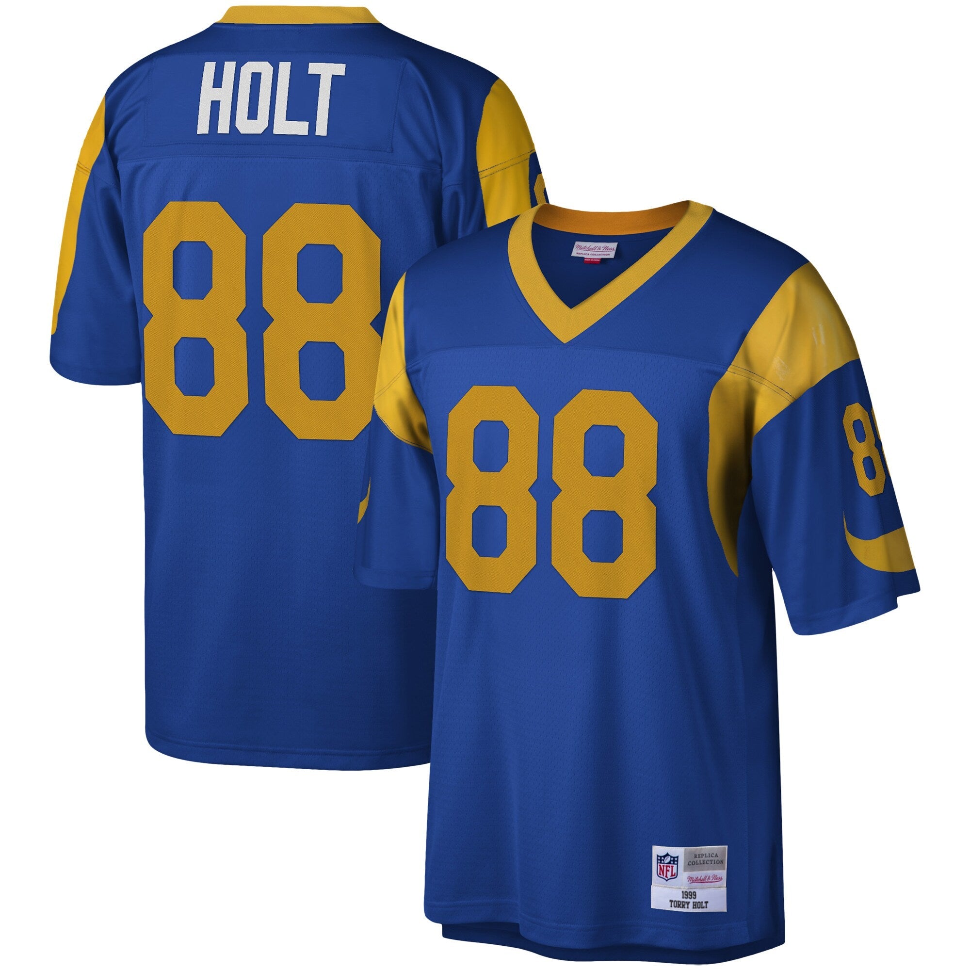 Los Angeles Rams Torry Holt Mitchell & Ness Royal Legacy Replica Jersey