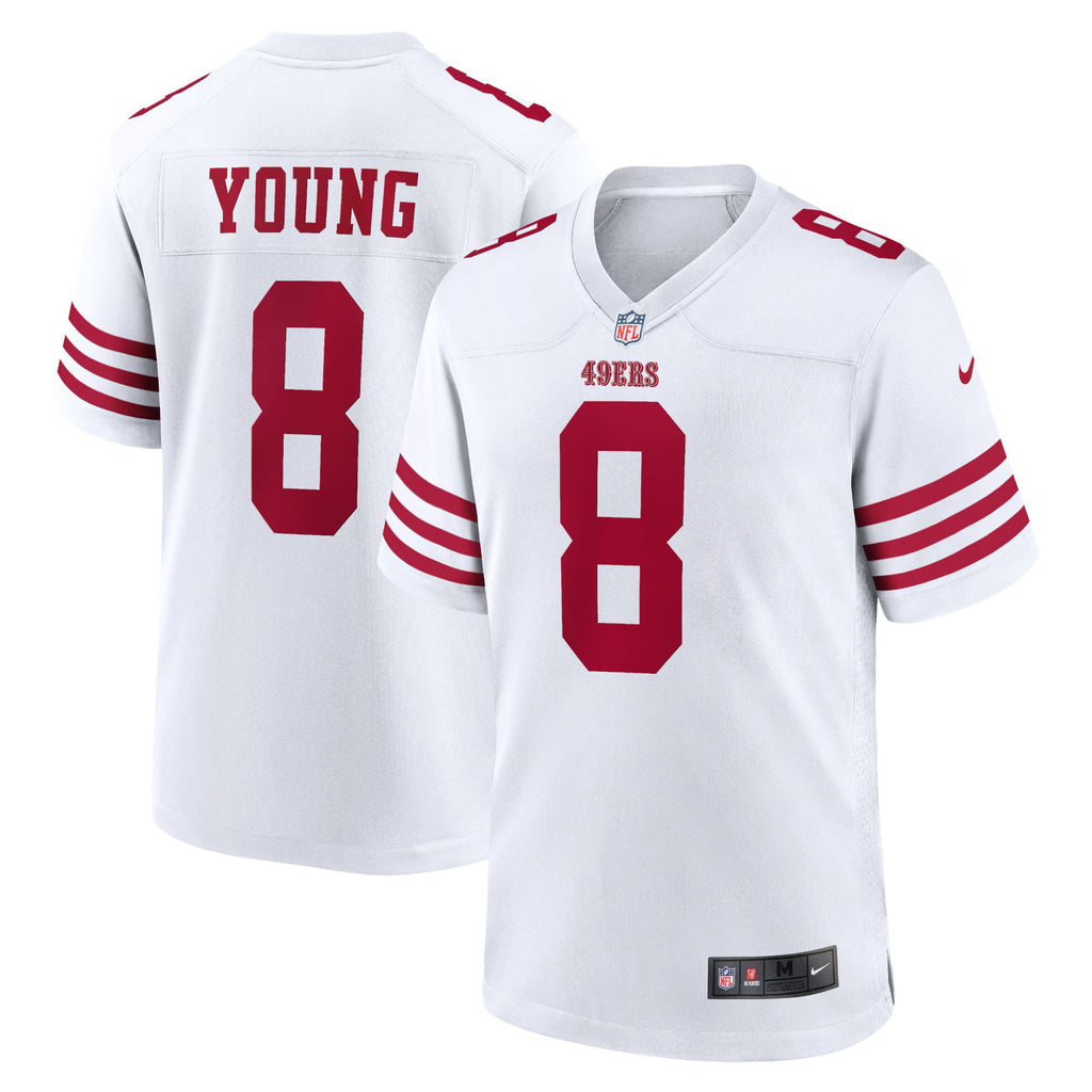 San Francisco 49ers Steve Young White Retired Player Game Jersey
