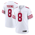 San Francisco 49ers Steve Young White Retired Player Game Jersey