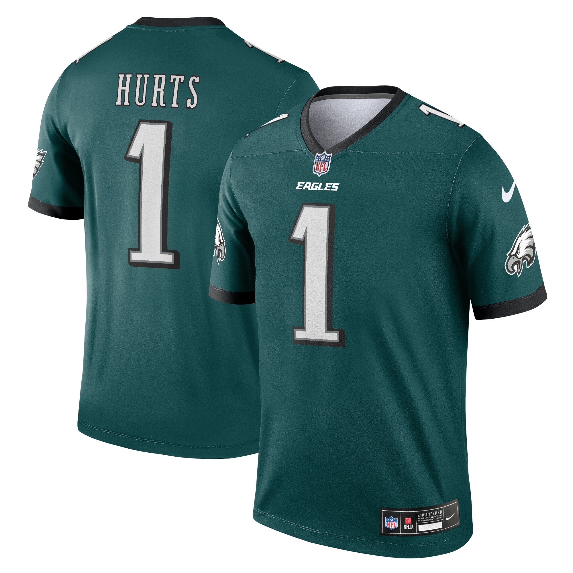 Philadelphia Eagles Jalen Hurts Green Legend Player Performance Top