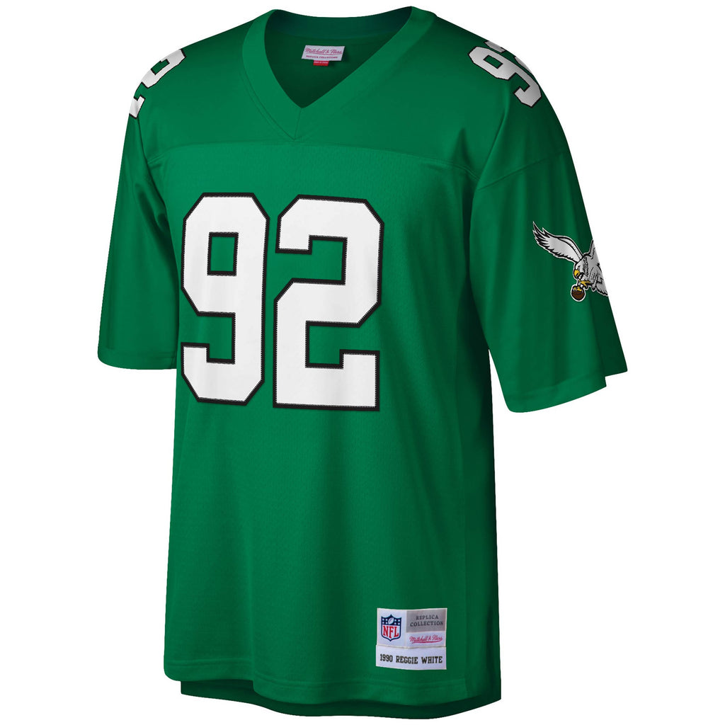 Philadelphia Eagles Reggie White Mitchell & Ness Kelly Green Legacy Replica Jersey