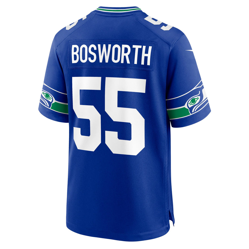 Seattle Seahawks Brian Bosworth Royal Retired Player Alternate Game Jersey
