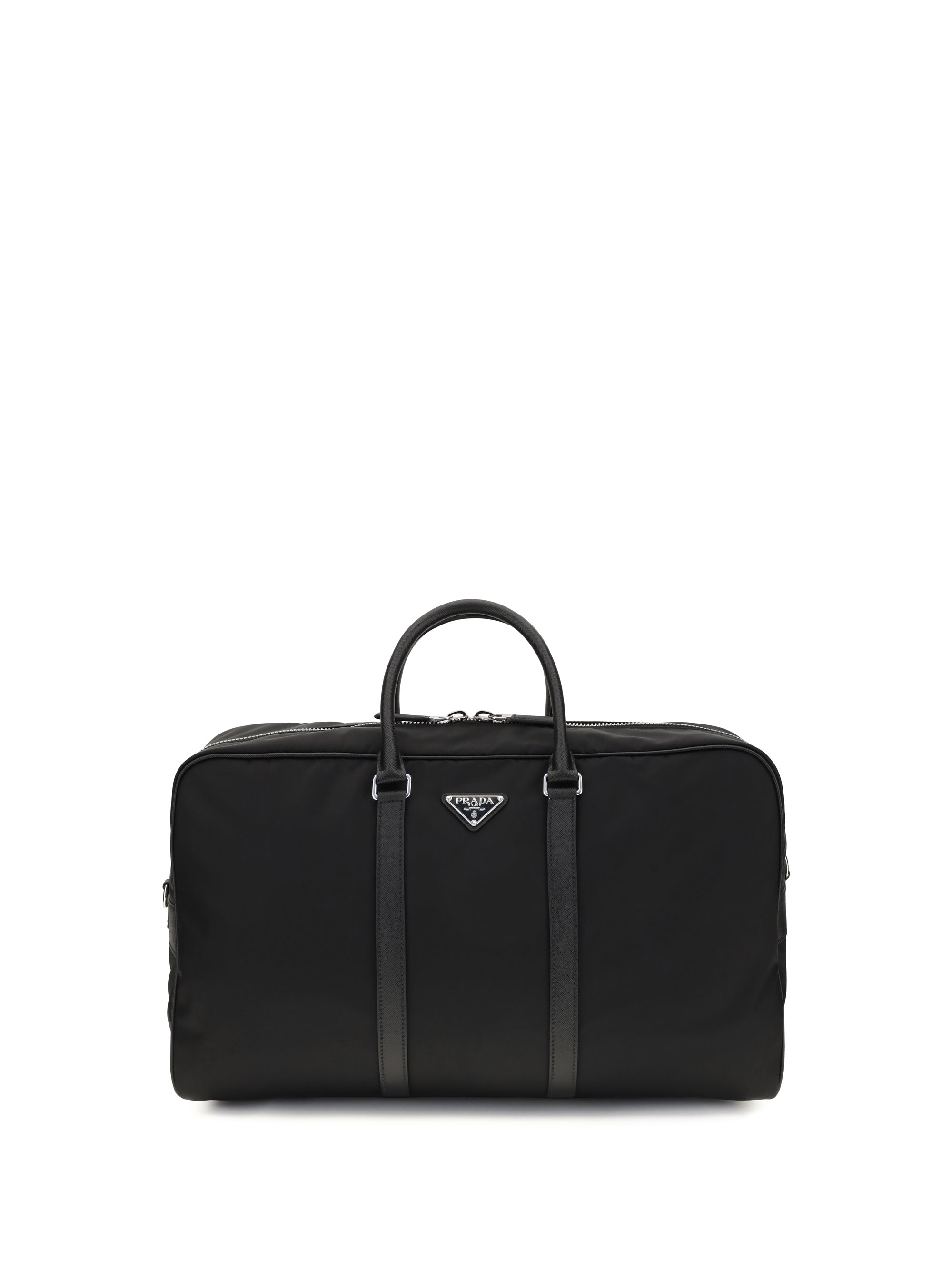 Prada Men Travel Bag In Re-Nylon And Saffiano