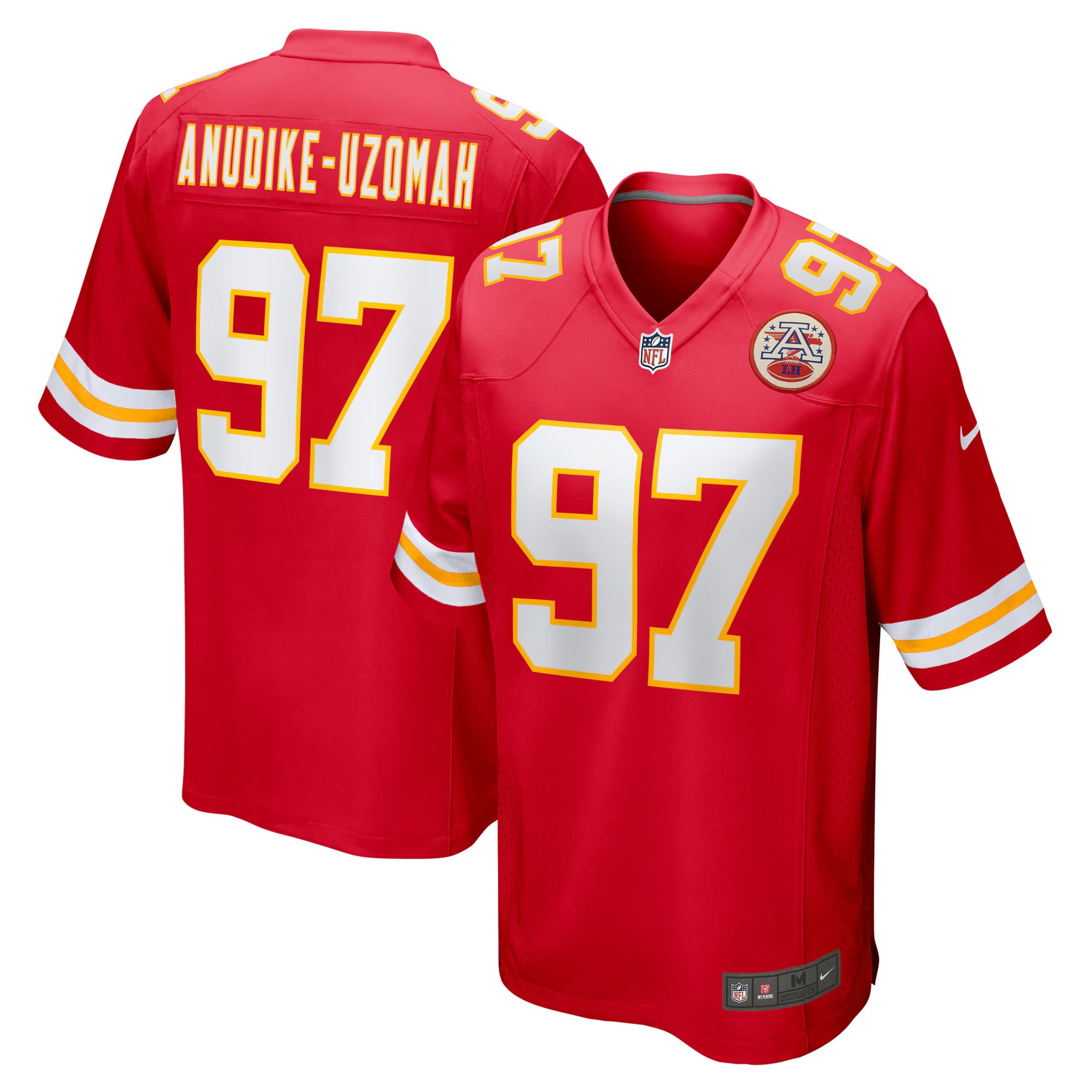 Kansas City Chiefs Felix Anudike-Uzomah Red Game Jersey
