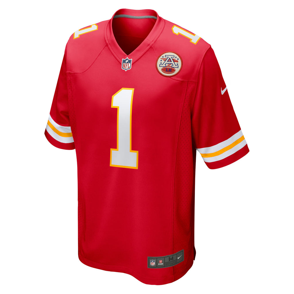 Kansas City Chiefs Xavier Worthy Red Player Game Jersey