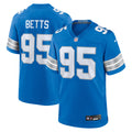 Detroit Lions Mathieu Betts Blue Game Jersey