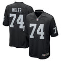 Las Vegas Raiders Kolton Miller Black Game Jersey