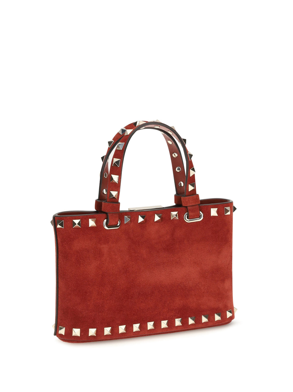 Valentino Garavani Women Suede Rockstud Mini Handbag