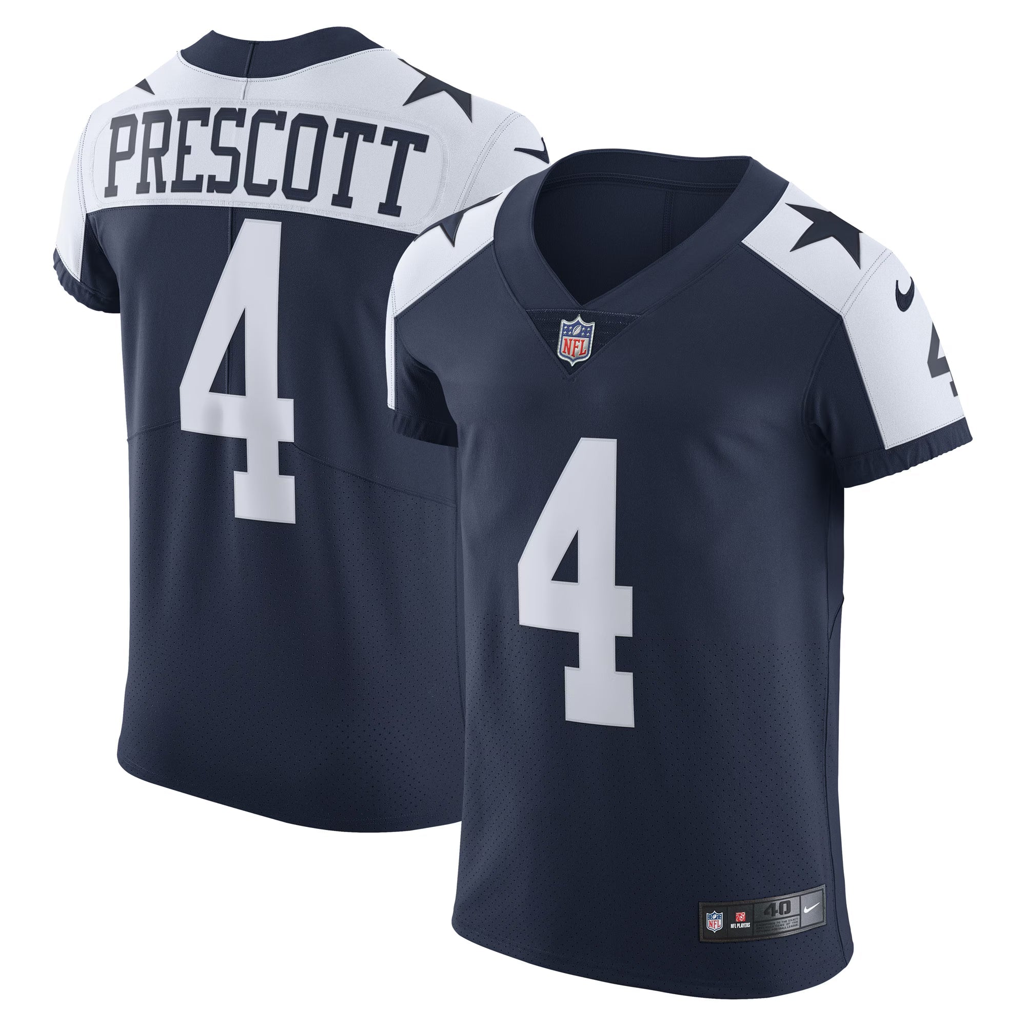 Dallas Cowboys Dak Prescott Navy Alternate Vapor Elite Player Jersey