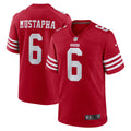 San Francisco 49ers Malik Mustapha Scarlet Game Jersey