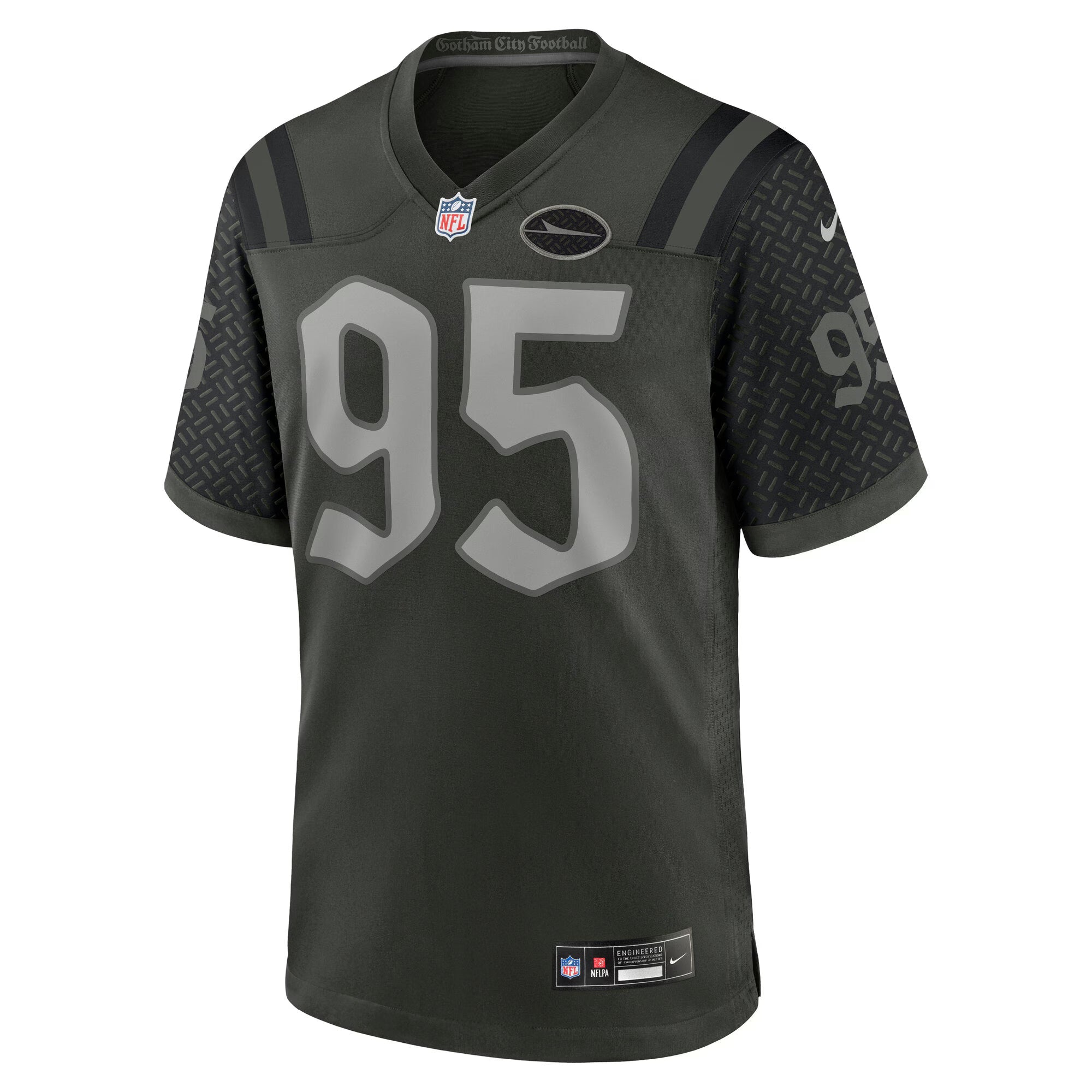 New York Jets Quinnen Williams Gotham Green 2025 Rivalries Collection Game Jersey