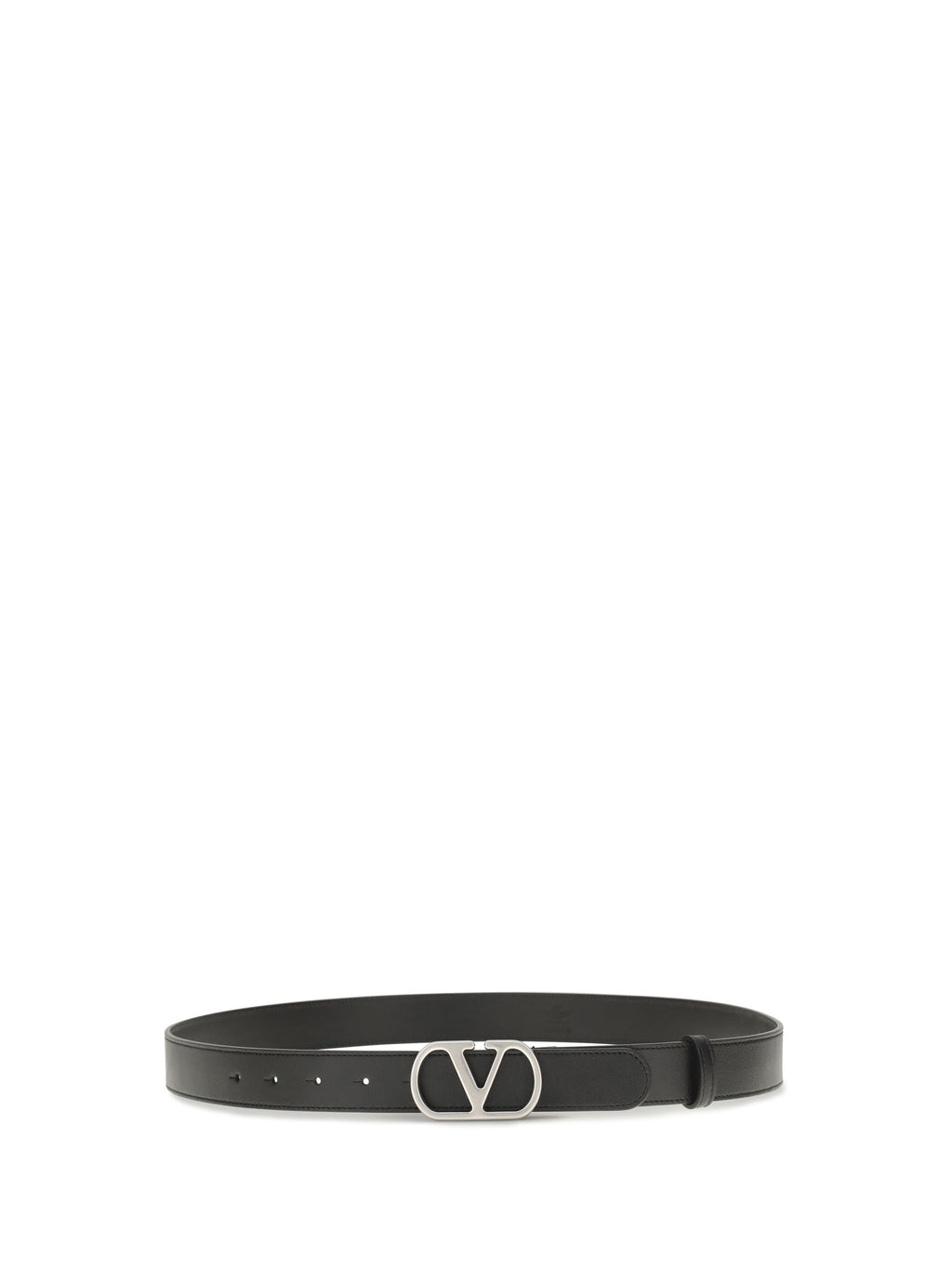 Valentino Garavani Men Vlogo Signature Leather Belt