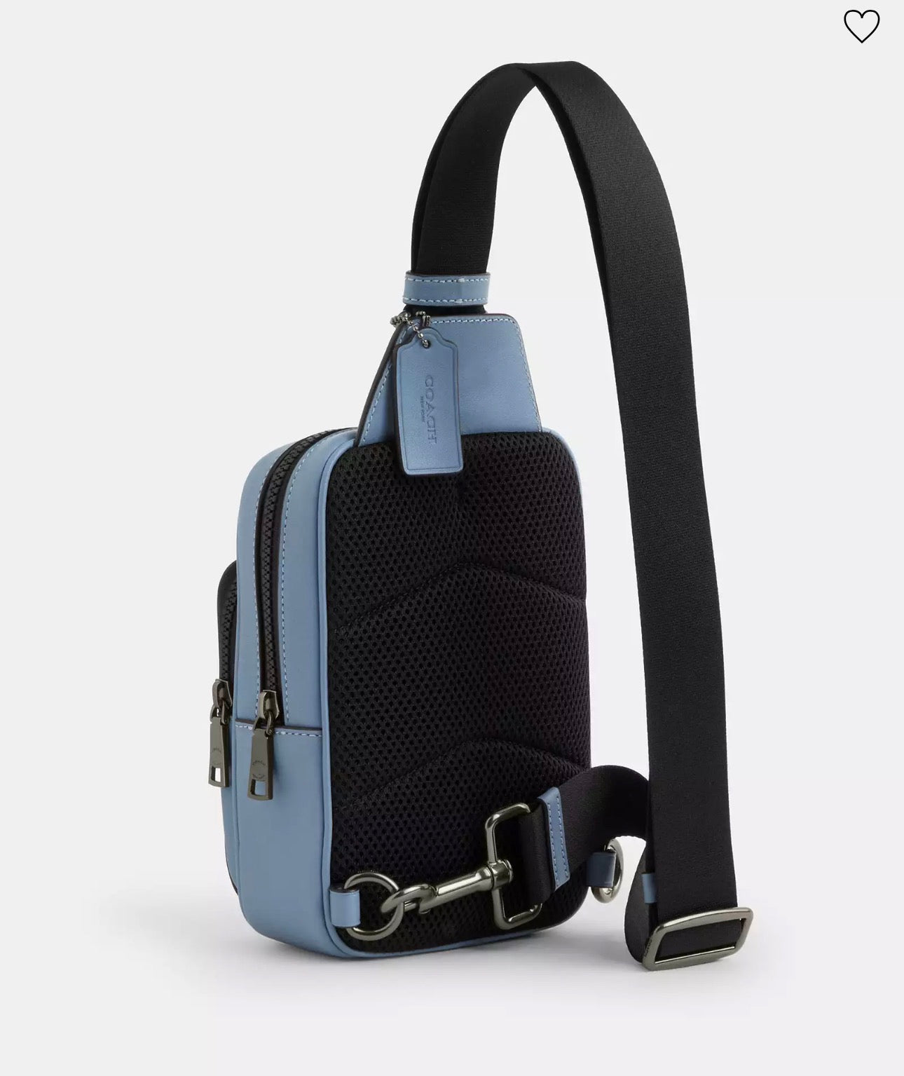 NWT Coach Unisex Racer Sling Pack In Smooth Calf Leather