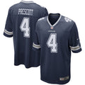 Dallas Cowboys Dak Prescott Navy Game Team Jersey
