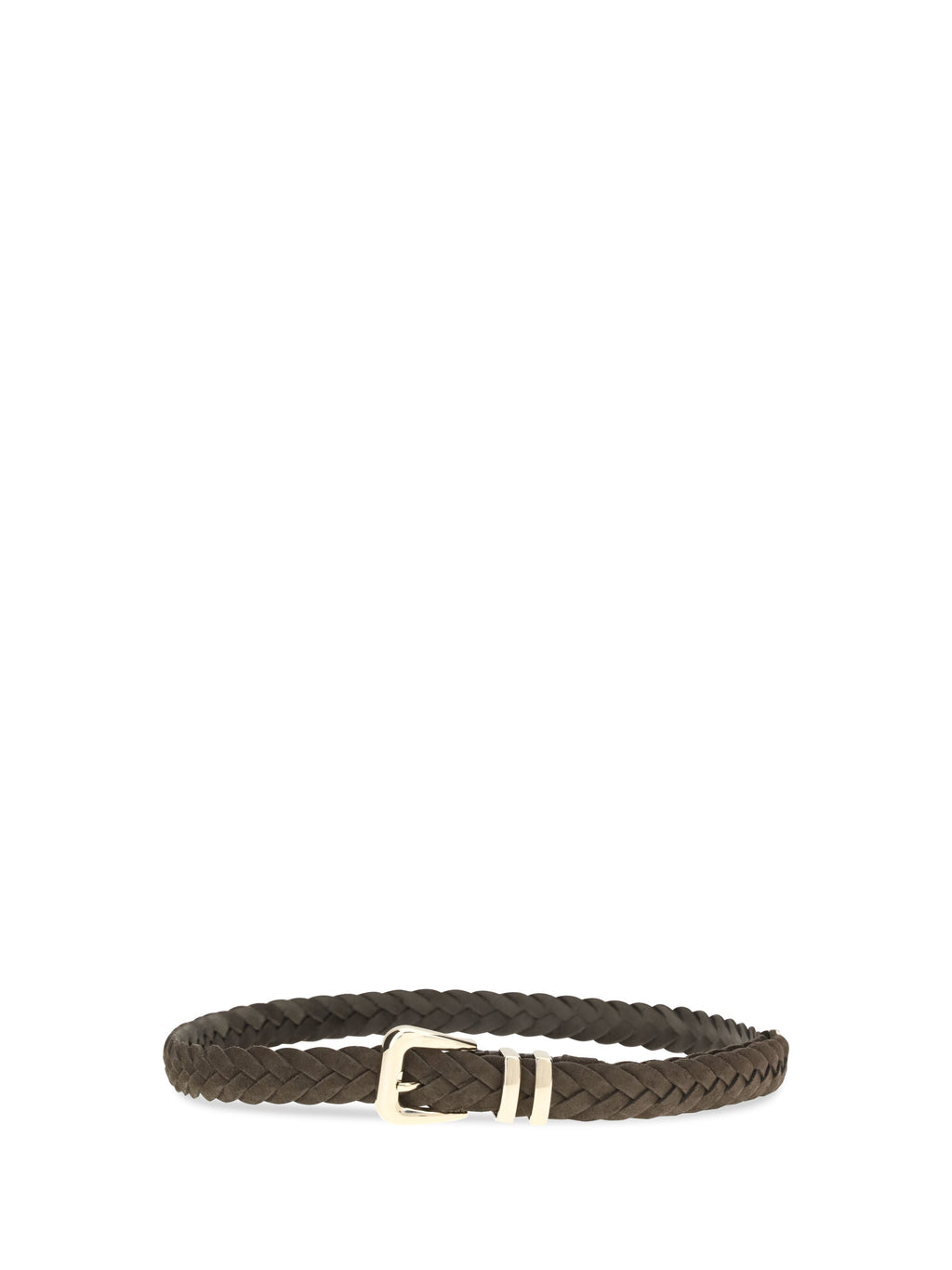 Brunello Cucinelli Men Leather Woven Belt