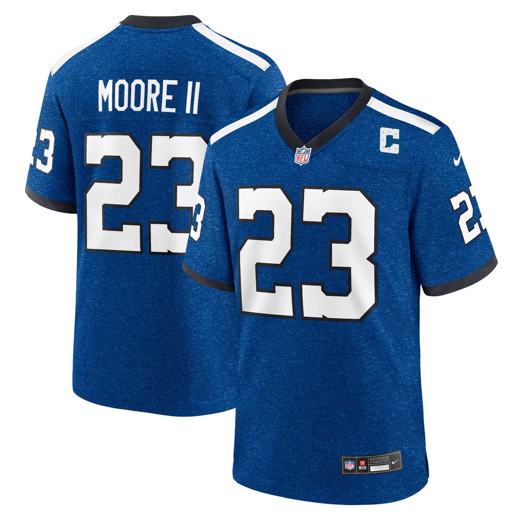 Indianapolis Colts Kenny Moore II Royal Indiana Nights Alternate Game Jersey