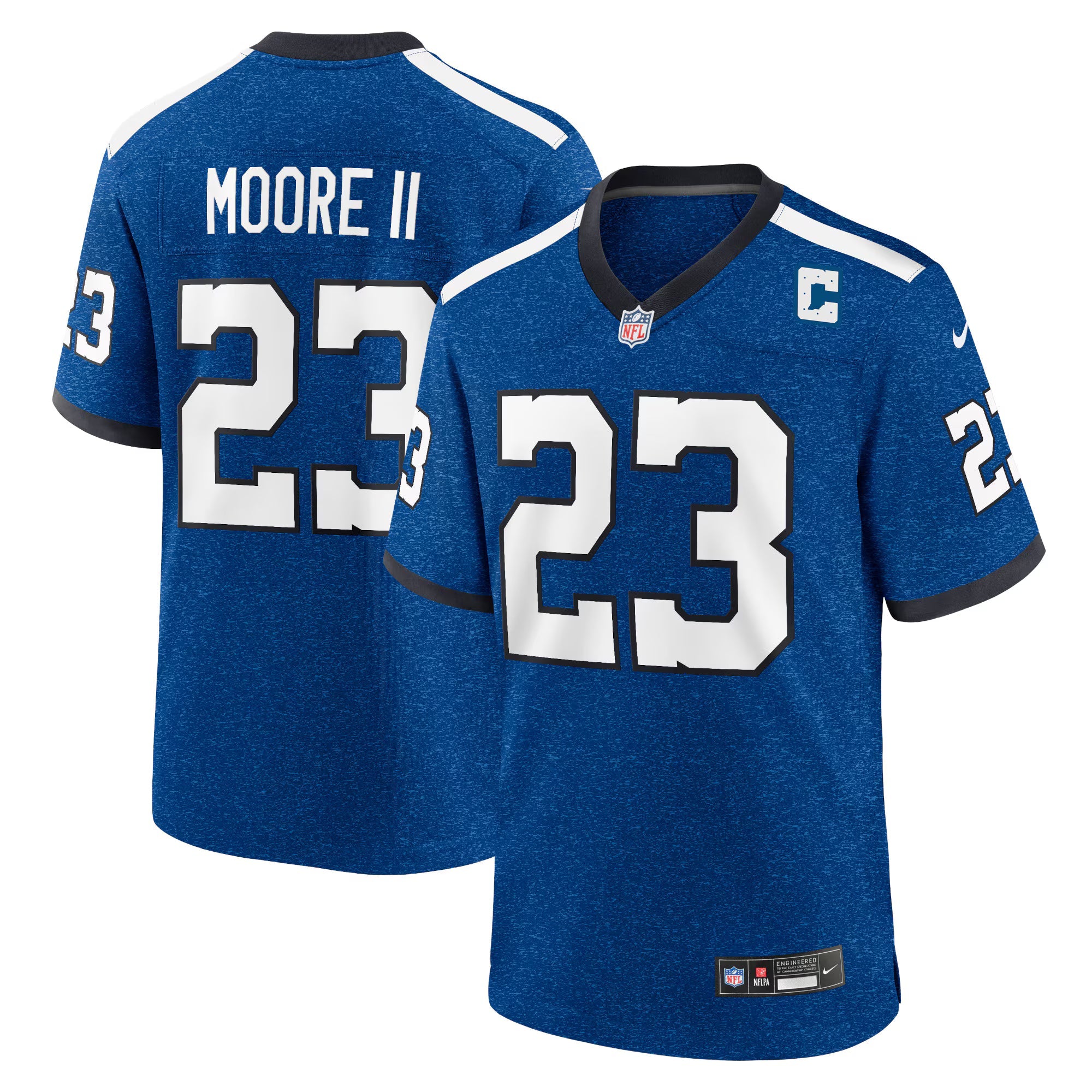 Indianapolis Colts Kenny Moore II Royal Indiana Nights Alternate Game Jersey