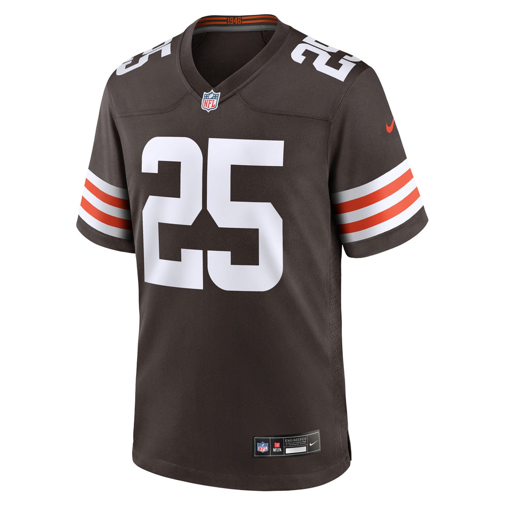 Cleveland Browns Andre Szmyt Brown Team Game Jersey
