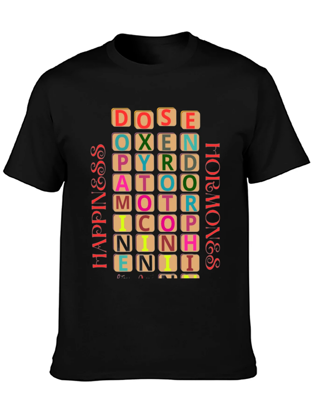 Happiness Hormones Graphic T-Shirt