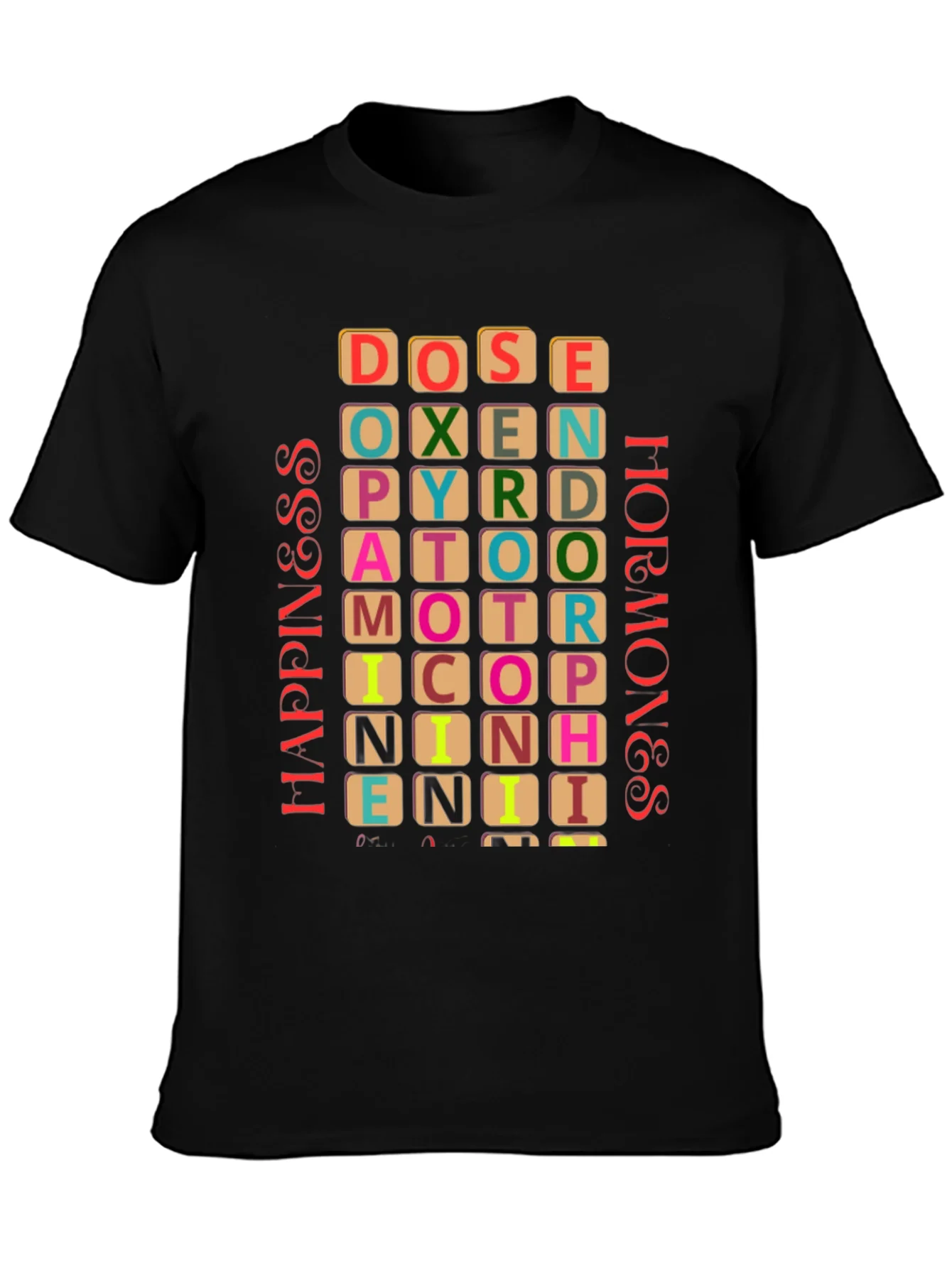 Happiness Hormones Graphic T-Shirt