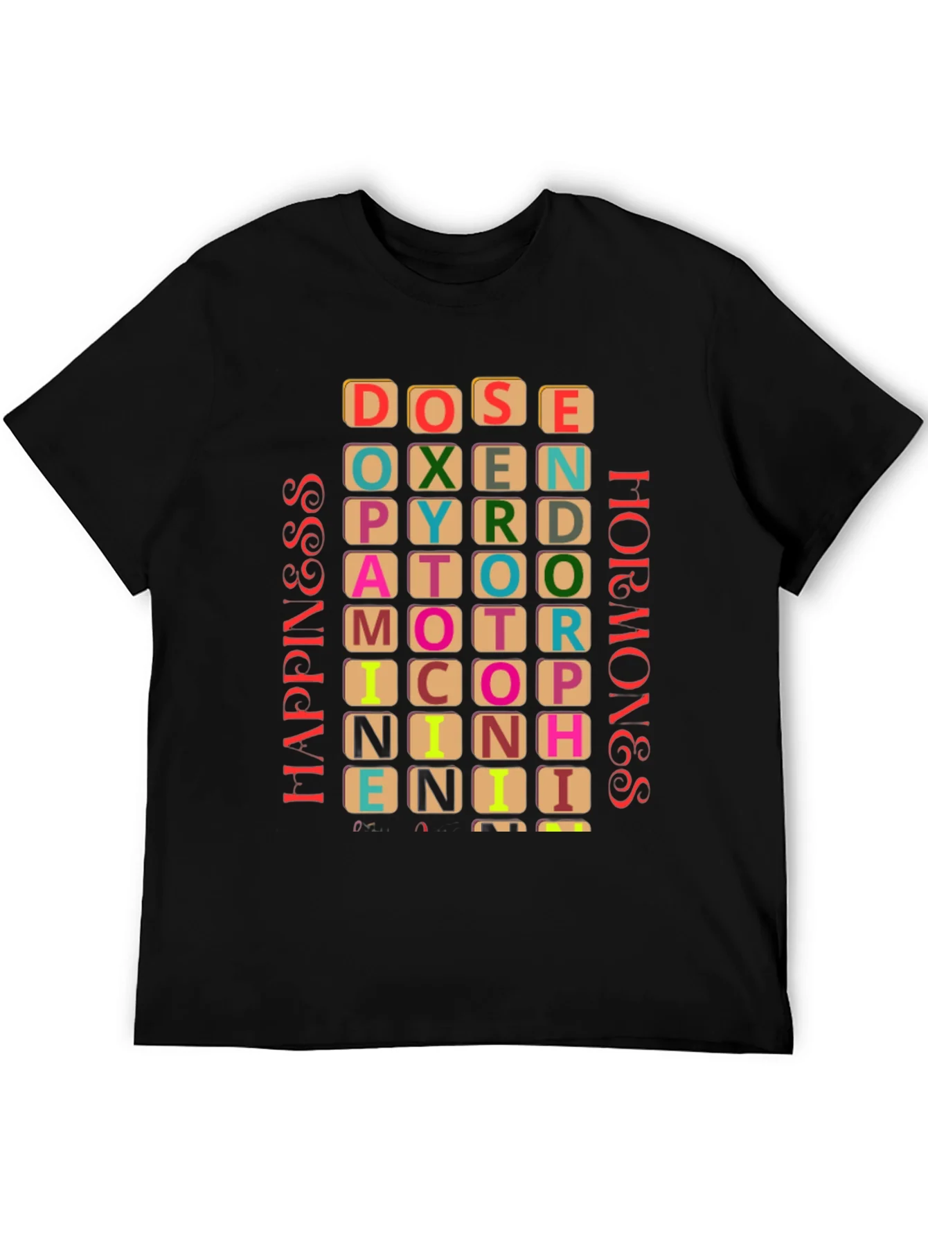Happiness Hormones Graphic T-Shirt