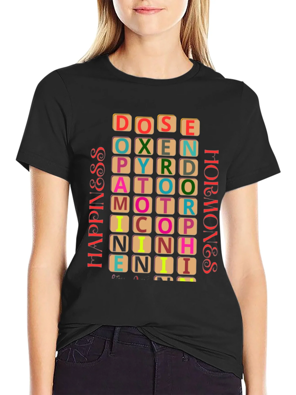 Happiness Hormones Graphic T-Shirt