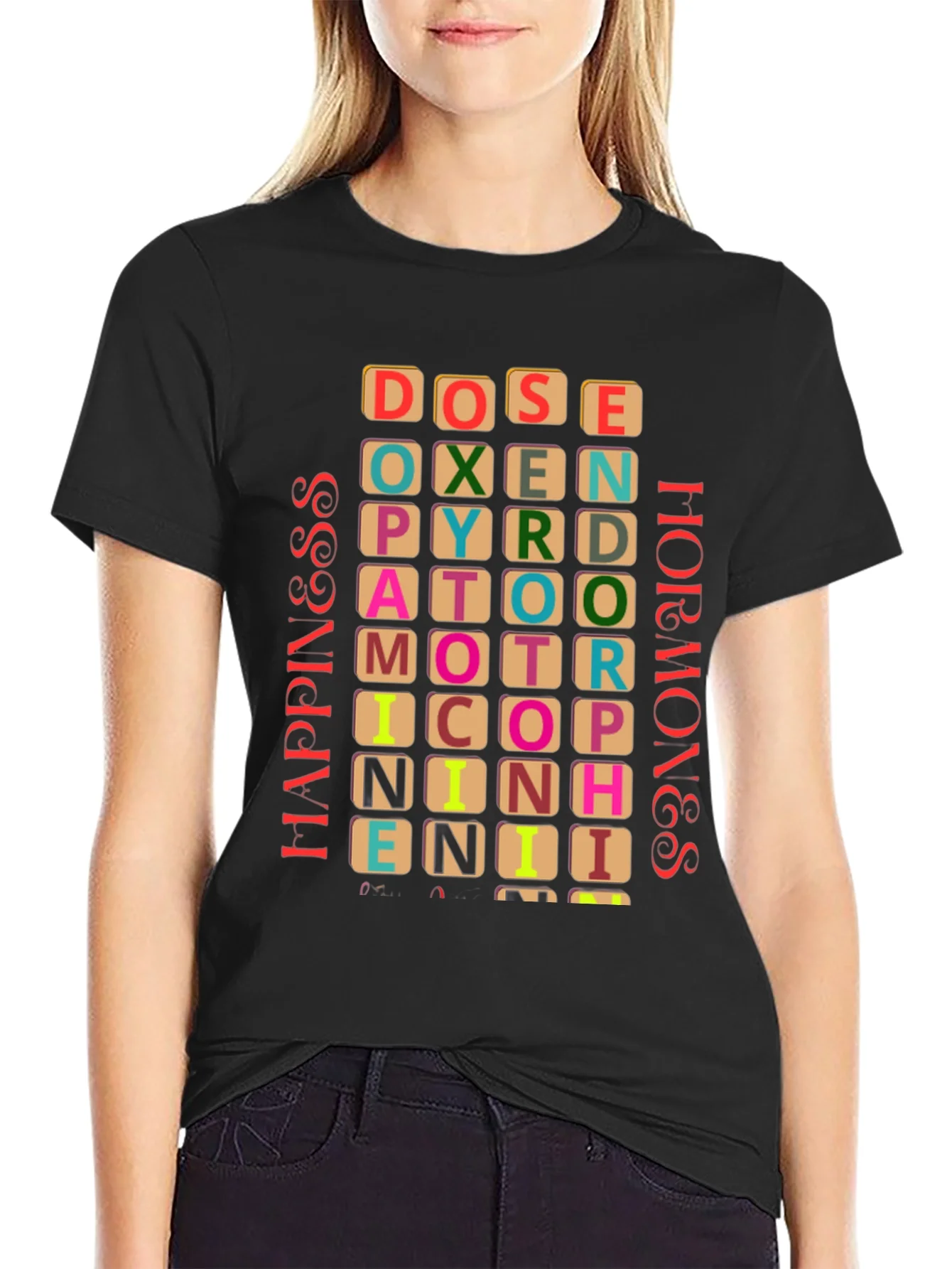 Happiness Hormones Graphic T-Shirt