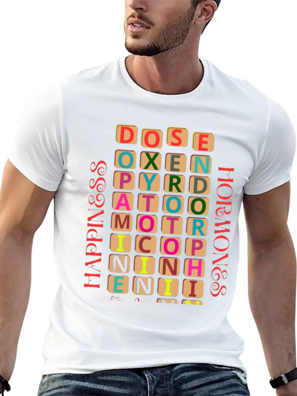 Happiness Hormones Graphic T-Shirt