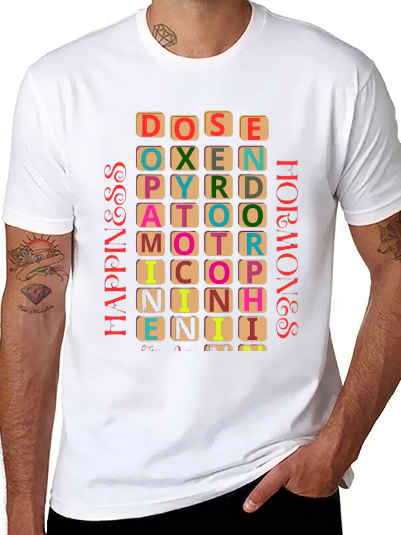 Happiness Hormones Graphic T-Shirt