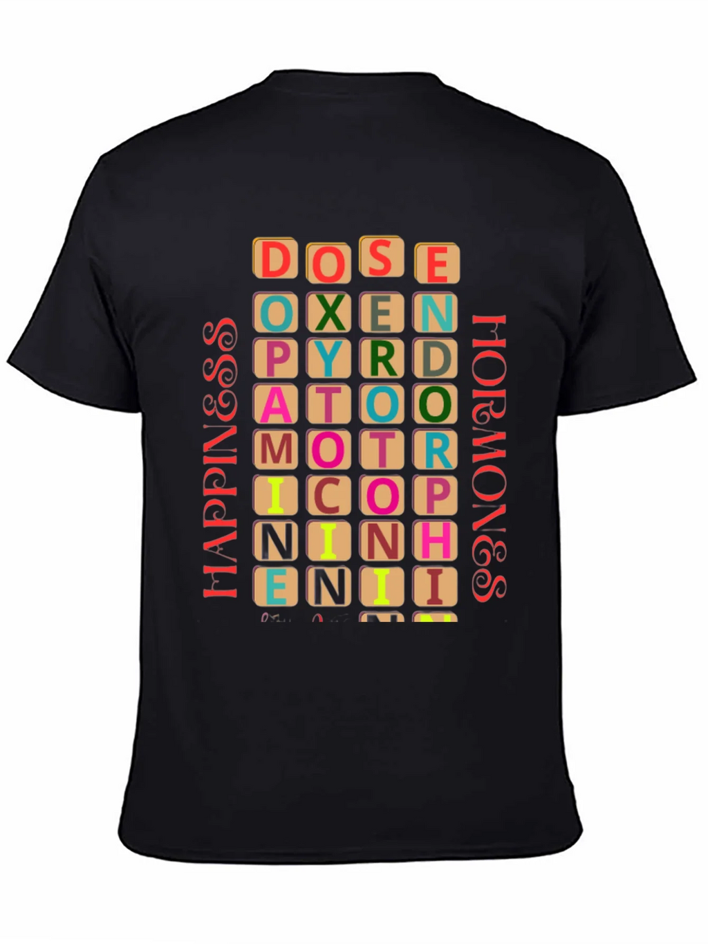 Happiness Hormones Graphic T-Shirt
