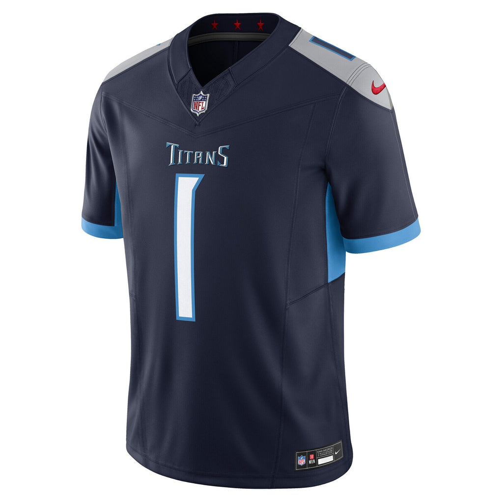 Tennessee Titans Cameron Ward Navy Alternate Limited Jersey