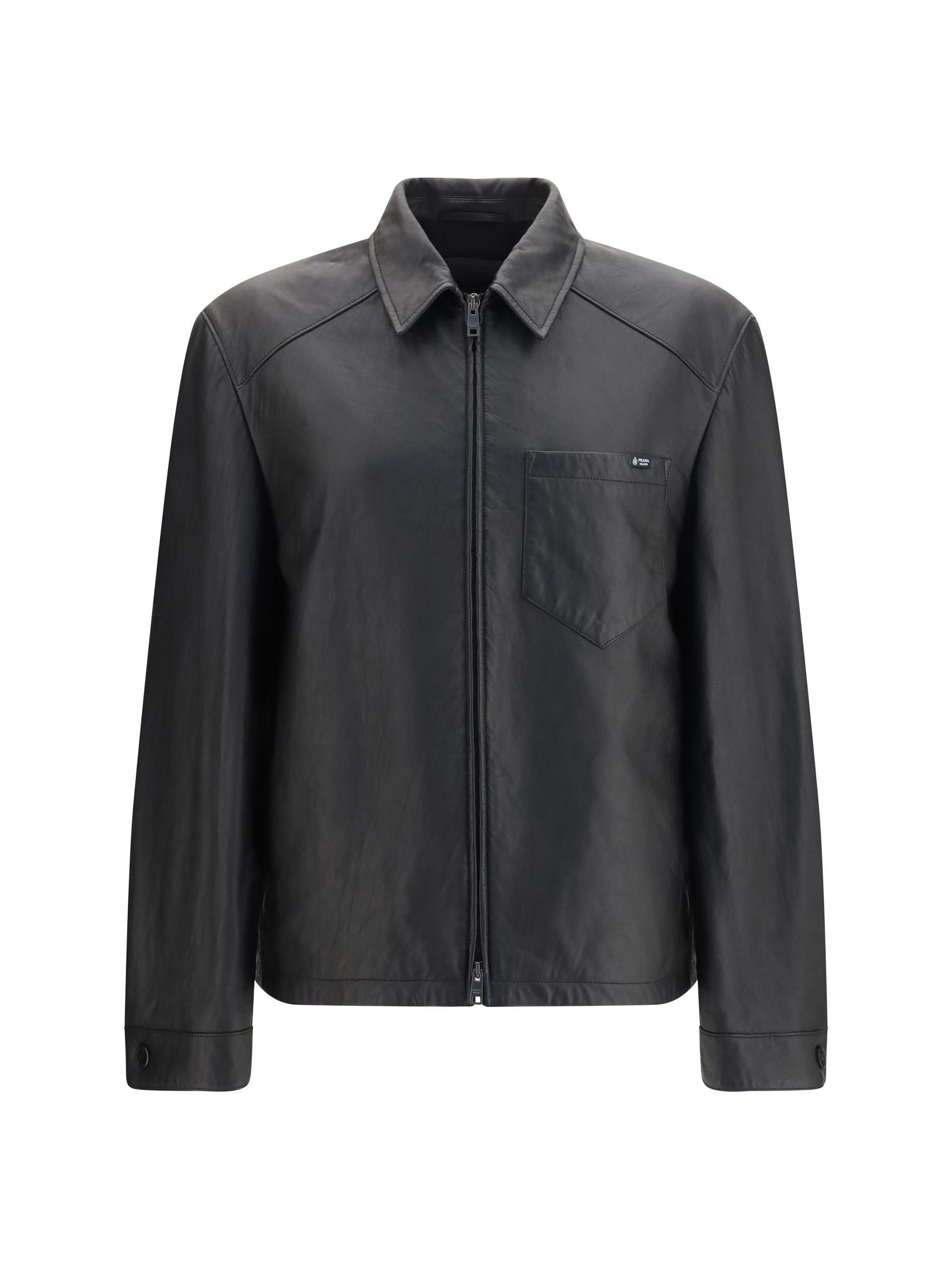 Prada Men Nappa Leather Jacket