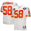 Kansas City Chiefs 1994 Derrick Thomas Mitchell & Ness White Authentic Throwback Retired Player Jersey