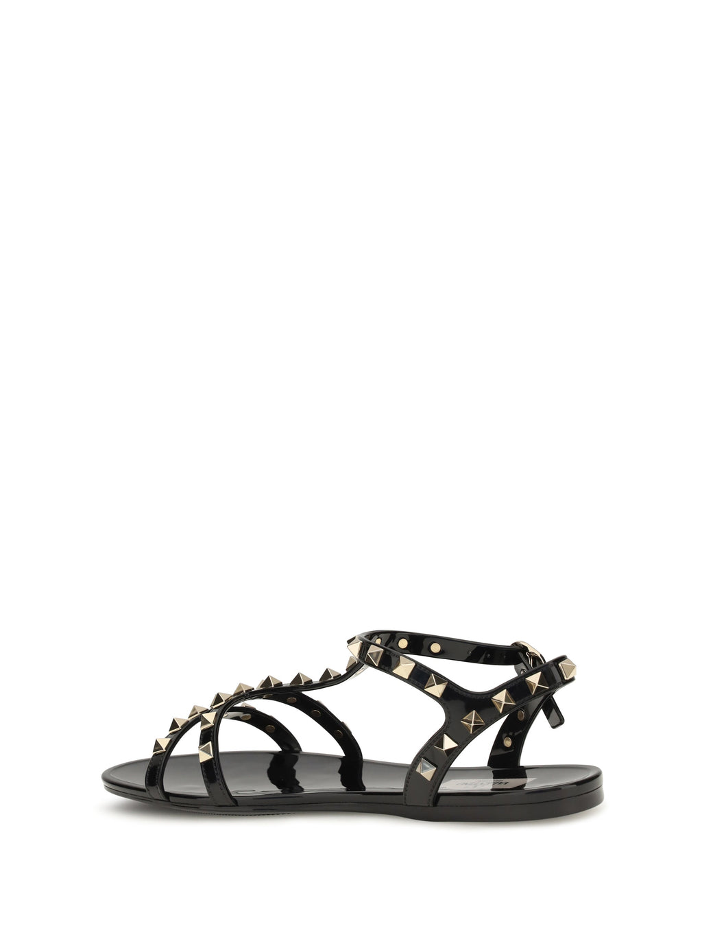 Valentino Garavani Women Rubber Rockstud Sandals
