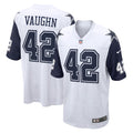 Dallas Cowboys Deuce Vaughn White Alternate Game Team Jersey