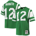 New York Jets 1968 Joe Namath Mitchell & Ness Green Authentic Throwback Retired Player Jersey