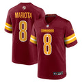 Washington Commanders Marcus Mariota Burgundy Team Game Jersey